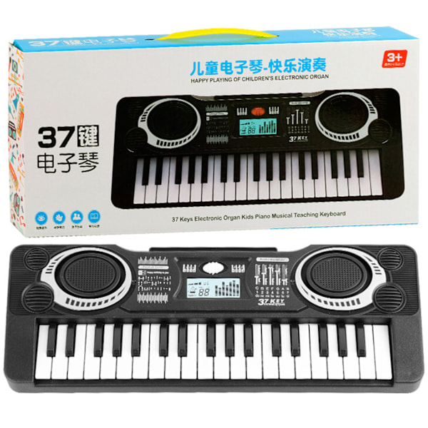 Barnepiano Keyboard Multifunksjonelt Bærbart Elektronisk Piano Pedagogisk Musikk Instrument Leker New 37 Keys