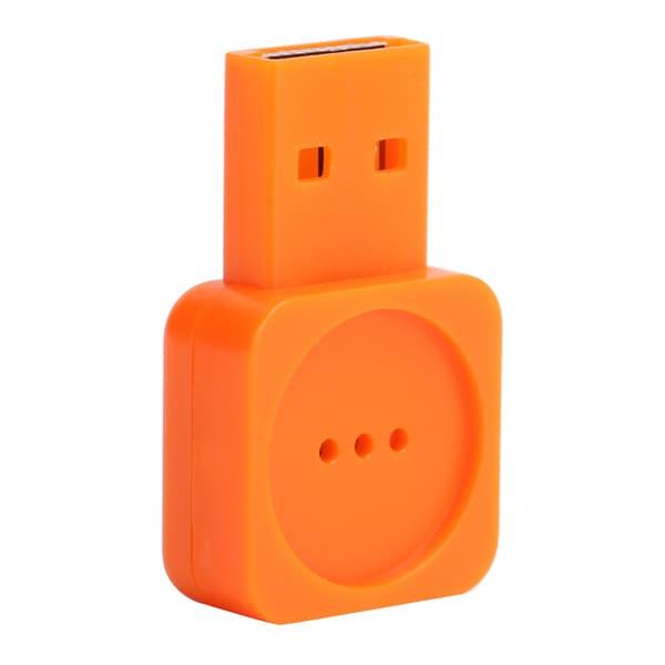 Mini USB bærbar stemmechat kondensatormikrofon til lydindgangsoversættelse og stemmesøgningOrange