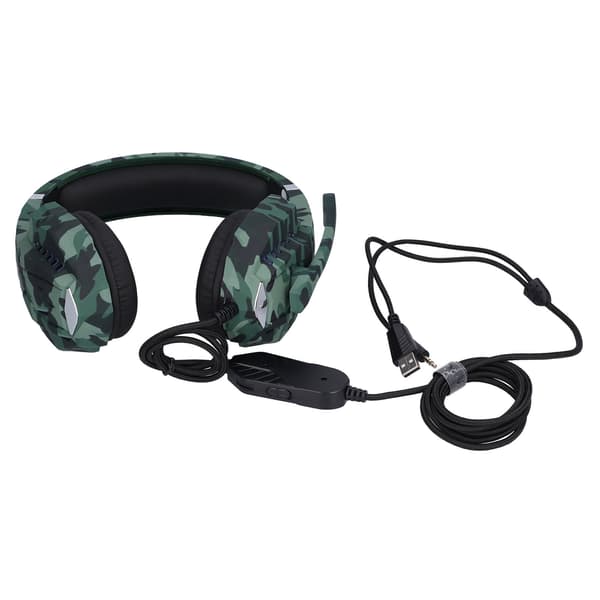 PYTHON FLY G9000PROCC Kablet Gaming Headset Støjreducerende ESports Headset til PS4(Camouflage Green )
