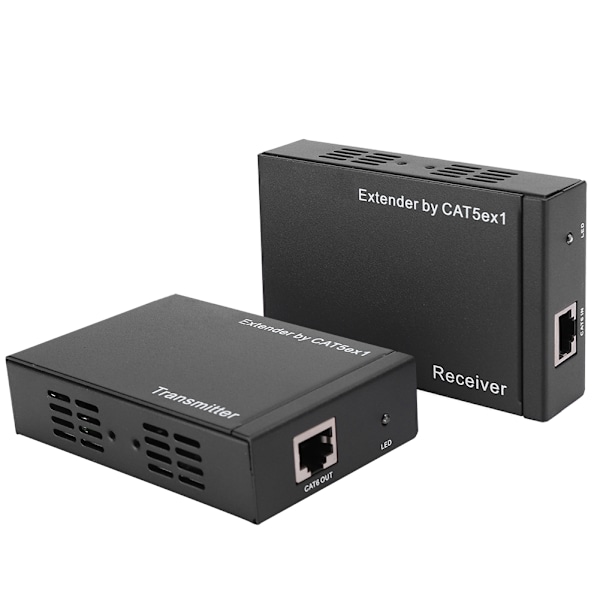 E50C Aluminium Alloy HDMI High Definition Net Extender til RJ45 Forsterker 50M 100‑240VE50C AU Plugg
