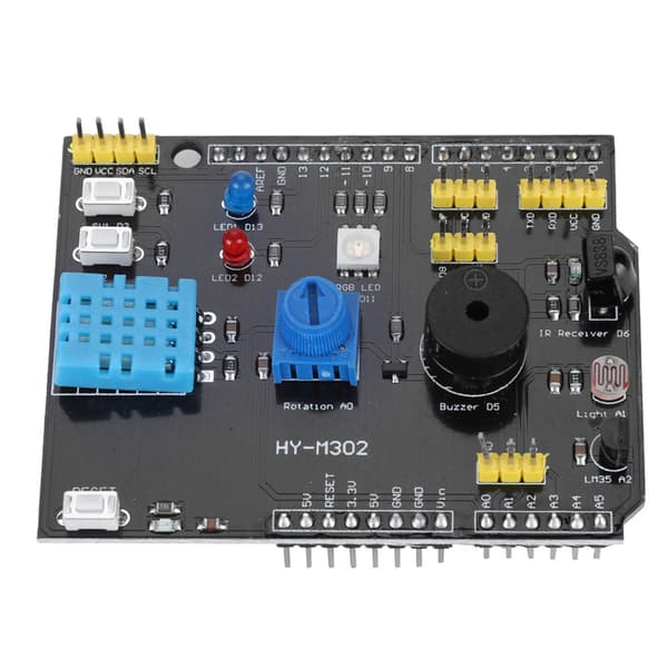 9-i-1 multifunktionsmodul-udvidelseskort Buzzer til LM35 LED-modul
