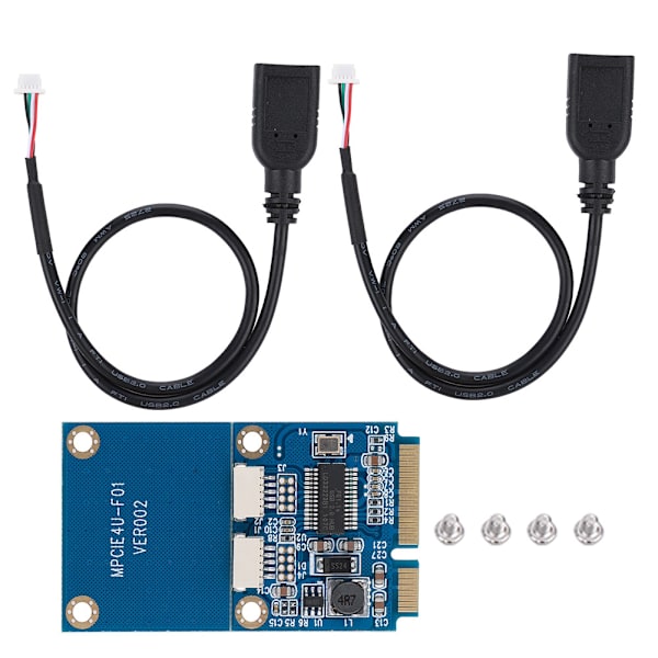 MINI PCI-E til 2-Port USB2.0 5Pin Konverter Extender Kort Laptops Udvidelsesadapter Kort