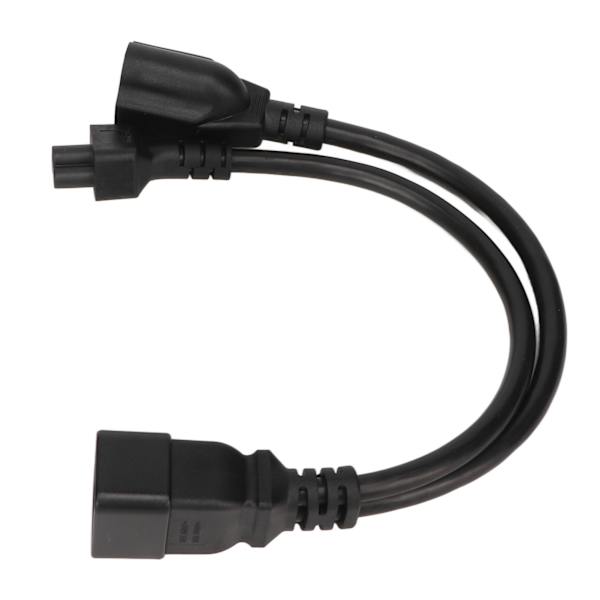 IEC320 C20 til IEC320 C5 5 15R Strømkabel Han til Hun Standard Heavy Duty Y Splitter Adapter Kabel  125‑ 1.0ft