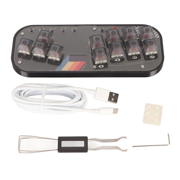 for Fighting Box Keyboard for Hitbox Mini Fighting Game Controller for SOCD Arcade Fight Stick for Mixbox Mechanical Switch Button