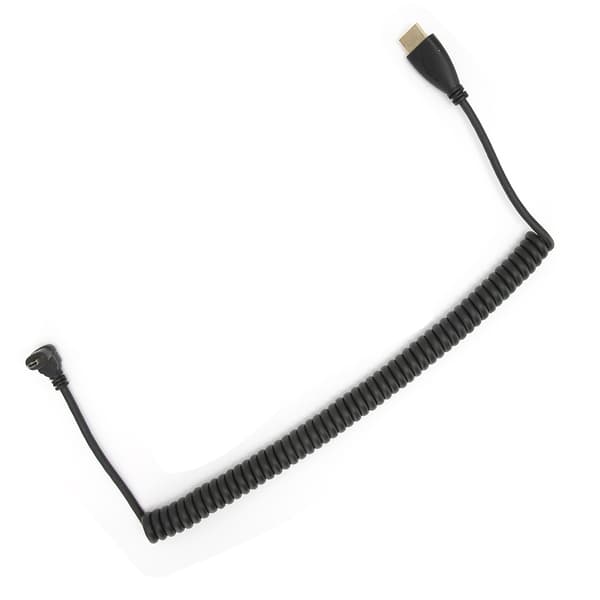 HD Multimedia InterfaceA till HD Multimedia InterfaceD Adapterkabel Fjäderkabel Omvänd Armbåge