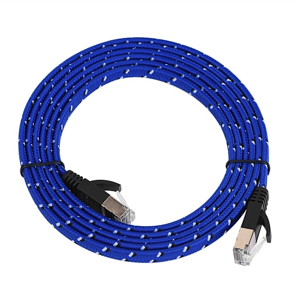 CAT7 RJ45 10 Gbps Patch Shielded Lan Nätverkskabel Platt Ethernet-kabel 1,8 m