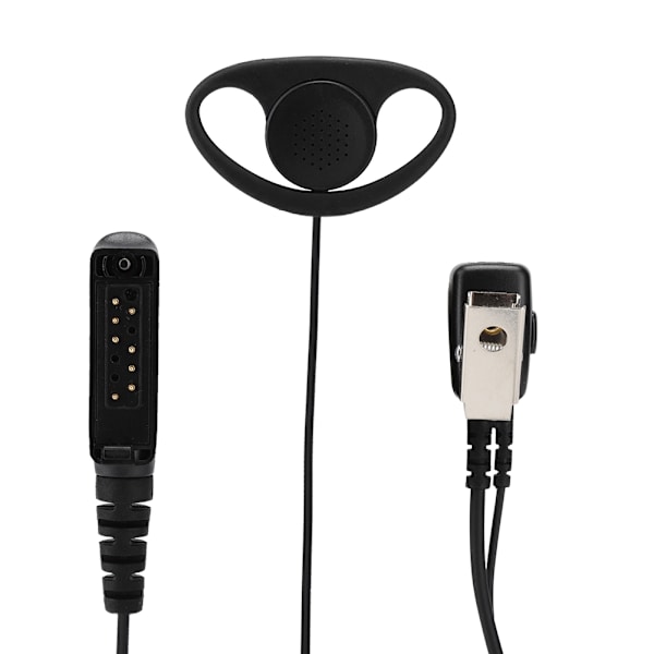 Bärbar öronmussla headset för walkie talkie tvåvägsradio öronmussla mikrofon för STP8000
