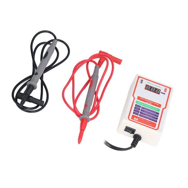 LED TV-baggrundsbelysningstester 0 til 300V rækkevidde Professionel LED-lampeperletester med LCD-display 85‑265V EU-stik