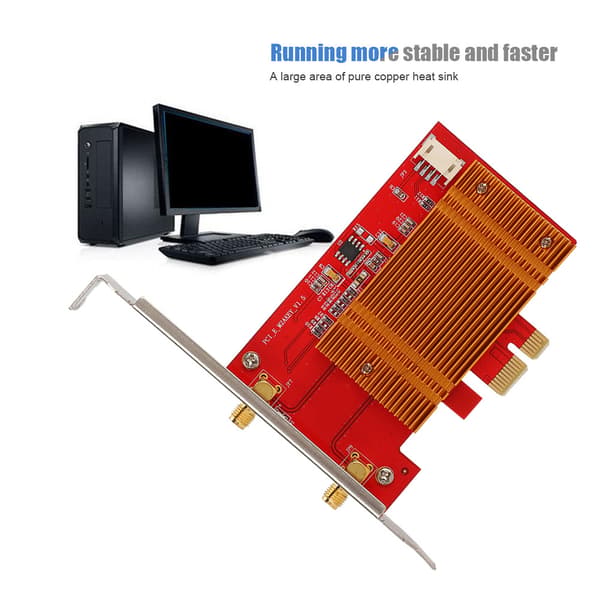 Til Intel 9260AC Dual-band Trådløs Bluetooth PCI-E Desktop Netværkskort med Lang Antenne