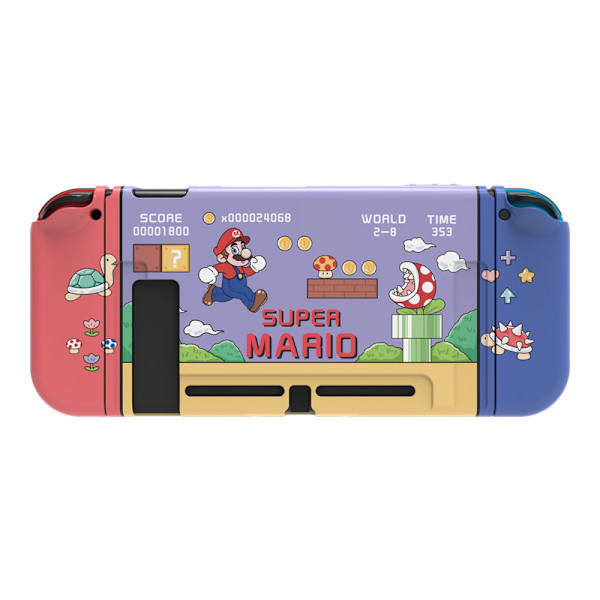 Dockningsbar skyddande väska för Nintendo Switch, söt mjuk TPU slim case cover för NS-konsol och Joy-Con-kontroller