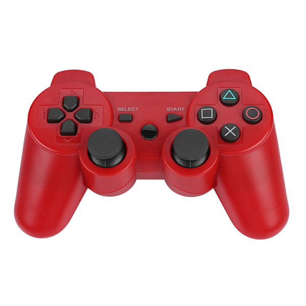 Trådløs Bluetooth Gamepad Game Controller Fuld featured Game Handle Til PS3 (Rød)