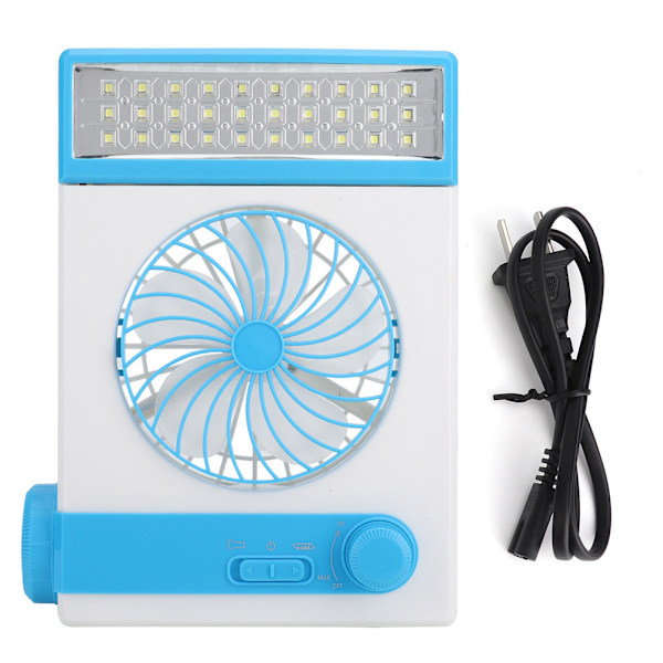 Student Dormitory LED Solar Light Fan Multifunctional Chargeable Table Lamp