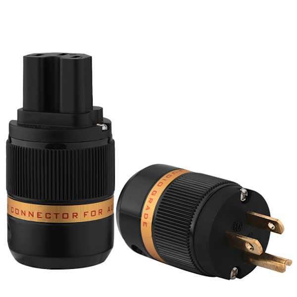 Par Viborg 501G Pure Copper Power Plug Connector (VM501G+VF501G)