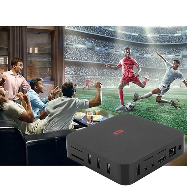 För MXQ PRO 4K RK3229 1+8G WiFi BT STB TV Box HD Smart Media för Android 7.1