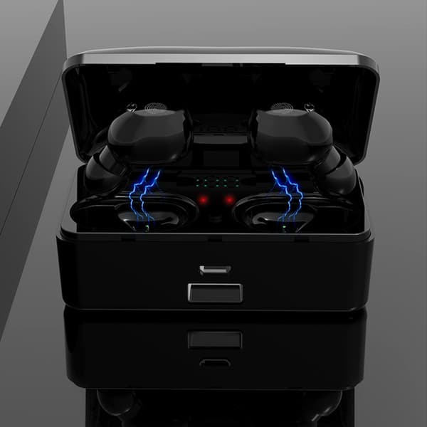 G10 TWS Bluetooth-øretelefoner LED-digitalt display Touch Control trådløse hovedtelefoner Sort
