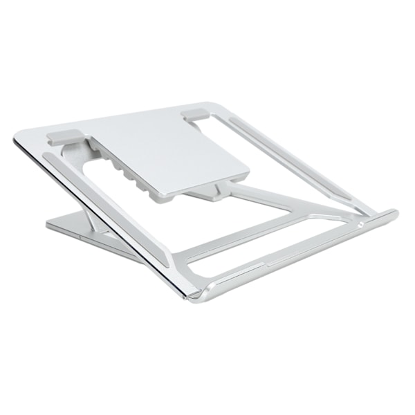 Bærbar computer stand, foldbar, bærbar, sølv, aluminiumlegering C6, laptopstativ til 11-17 tommer bærbare computere