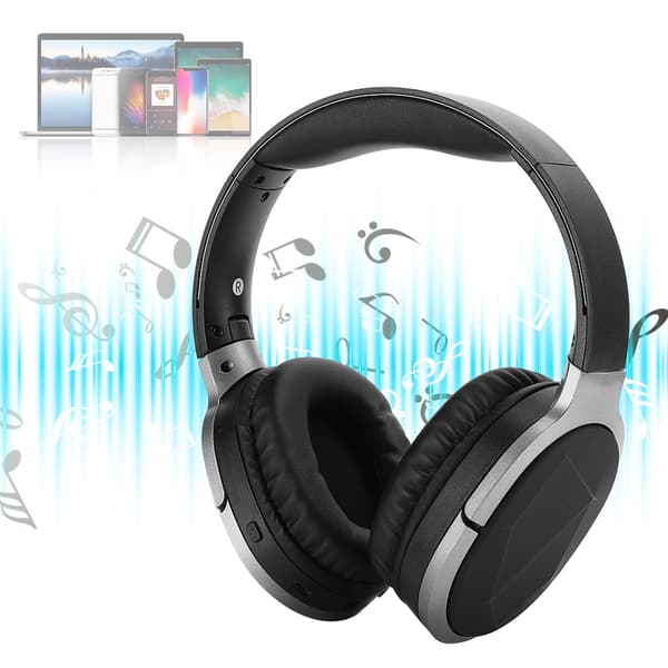 A799BL Fällbara trådlösa Bluetooth-spelhörlurar Stereo 3D-ljudheadset