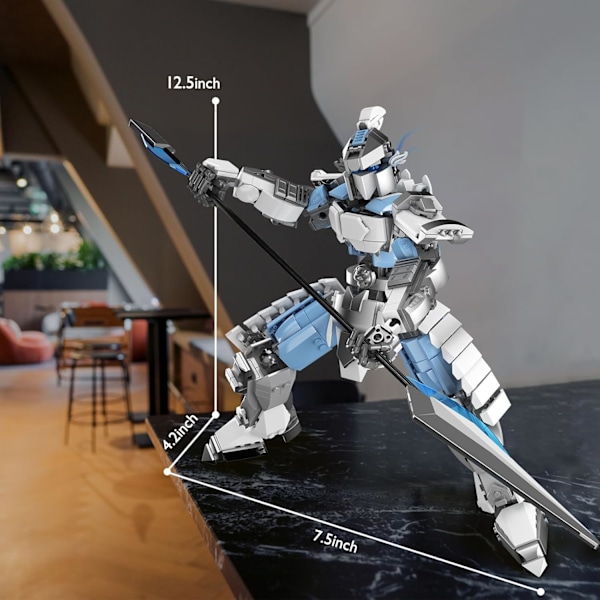 Mech Byggsatser för Vuxna 70126, Mecha Robot Actionfigurer Displaymodell, Cool Transformerande Stridsleksak för Pojkar Flickor(707 Bitar)