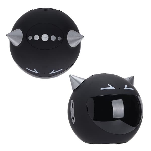 Bluetooth-ur med karaokefunktion, LED-skærm, hukommelseskort, udvidet afspilning, mikrofon, efterklang, sort