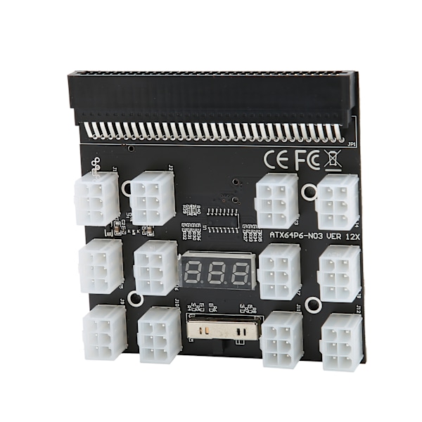 Strømbryteradapterkort PCB 12 ATX 2x3Pins Konverter 12V for HP PSU GPU Mining