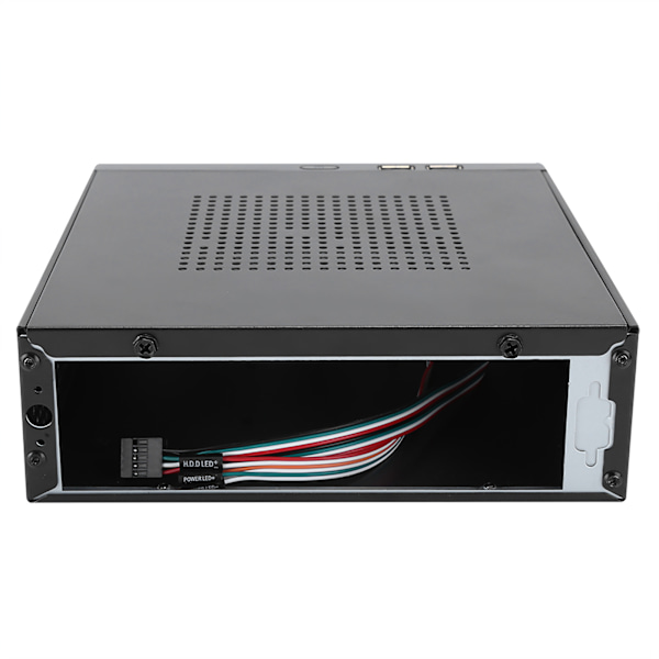 Mini HTPC-fodral Hemmabiodator ITX Mini Moderkort Skrivbordsdatorfodral C60