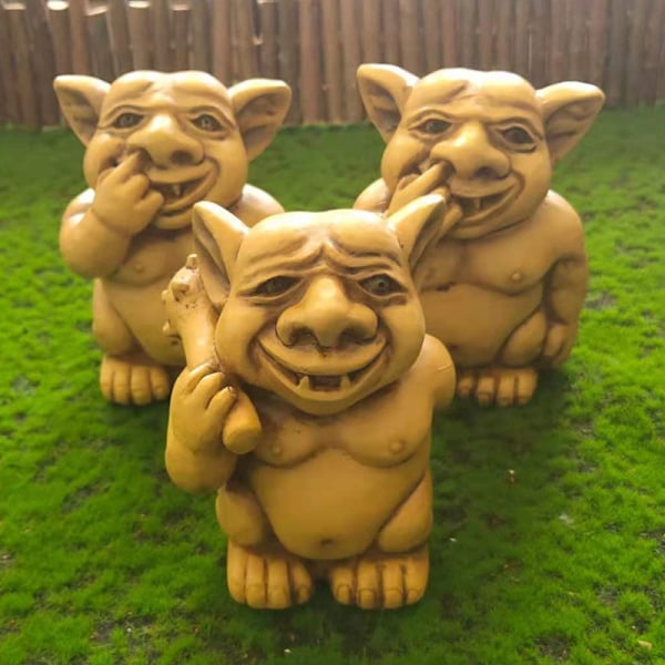 Toscano The Picc-a-Dilly Gargoyle Skulpturer - Medium Set