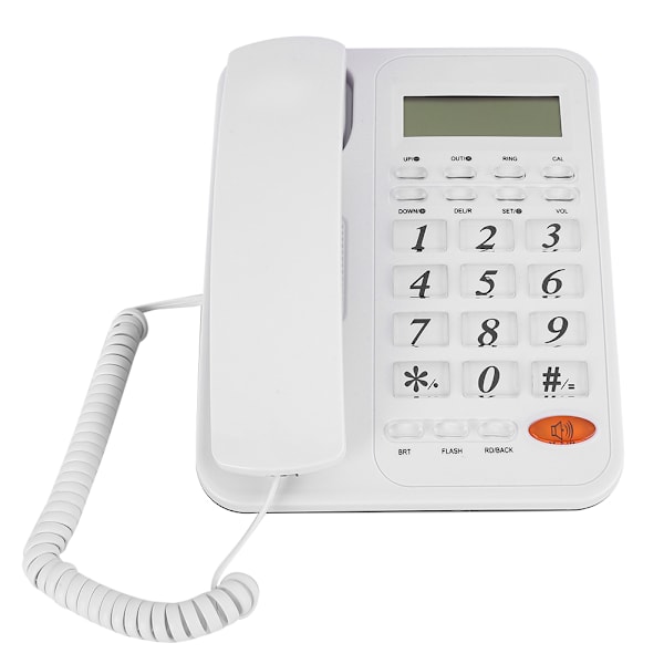 KX‑T8005CID Engelsk Kontor Hjem Telefon Fasttelefon Kommunikasjonsutstyr Hvit