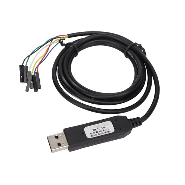 USB til TTL-serie kabel 6 pinner 4,9 fot lengde 50bps til 2Mbps feilsøking konsollkabel for datamaskin