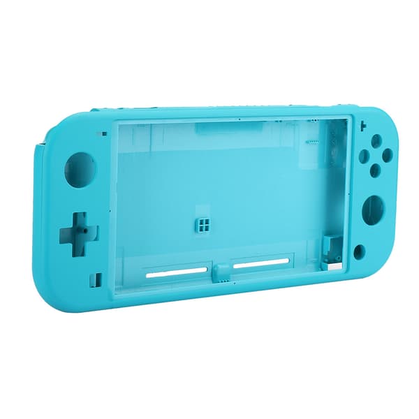 ABS-erstatningsskal for Switch Lite-konsoll, hardt husskall, frontplate, knapper, sett, blå