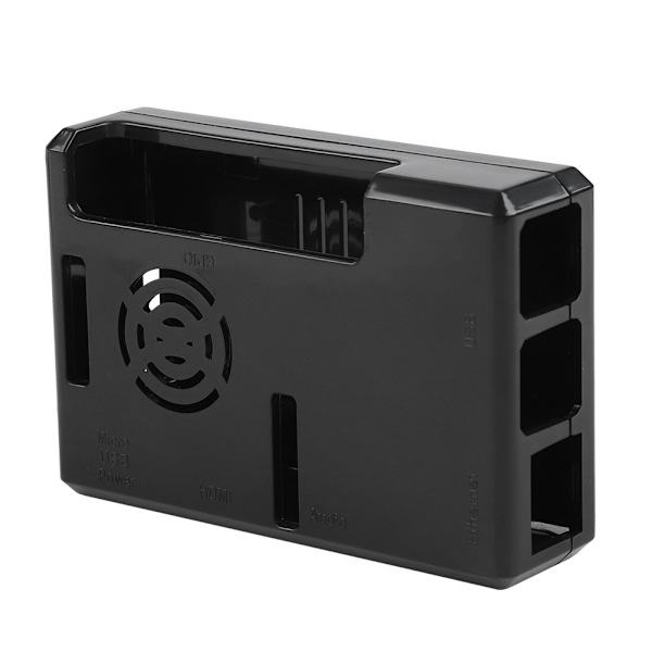 Hurtigere Varmeafledningsskal til Raspberry Pi Sort Skal til Raspberry Pi Model B+/3/2 Model B