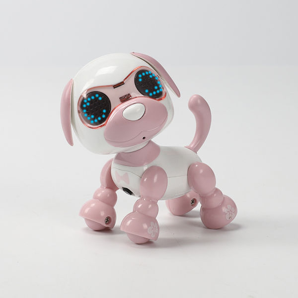 Robot Hundelegetøj, Elektronisk Robot Hund Kæledyr Legetøj Smart Børn Interaktiv Gå Lyd Hvalp med LED Lys Læringslegetøj Børn Børn