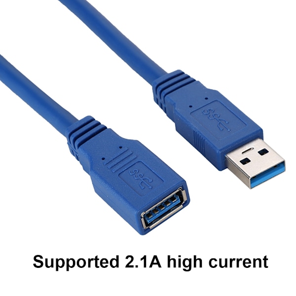 USB3.0 hane till hona Super Speed dataförlängningskabel USB-förlängningssladd (1m)
