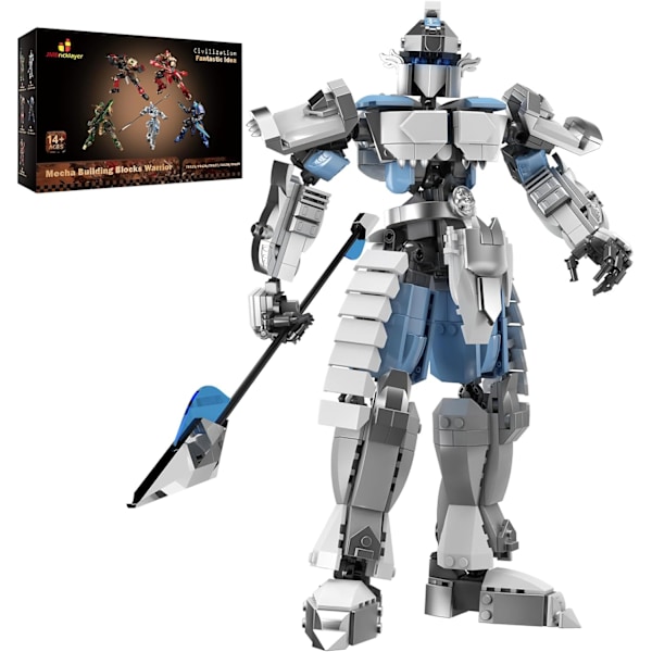 Mech Byggsatser för Vuxna 70126, Mecha Robot Actionfigurer Displaymodell, Cool Transformerande Stridsleksak för Pojkar Flickor(707 Bitar)