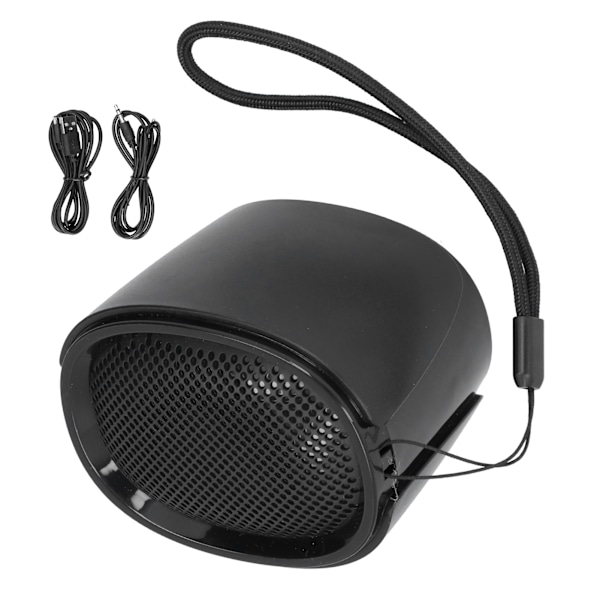 sada A6 Kannettava Bluetooth 5.0 Äänentoistolaite Langaton Stereo Musiikin Toistolaite Rannekkeella Musta