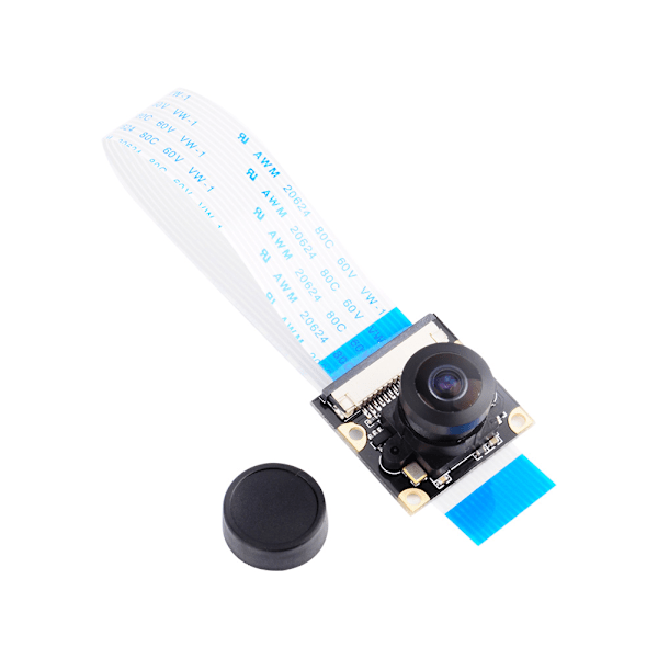 1080P Kameramodul 5MP 160° Fisheye + IR Nattsyn for Raspberry Pi