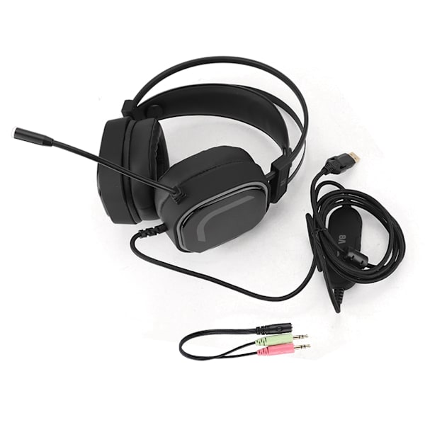 Korkea laatuinen 3D virtuaalinen Surround Sound VR-pelikuulokemikrofoni (USB+3.5)