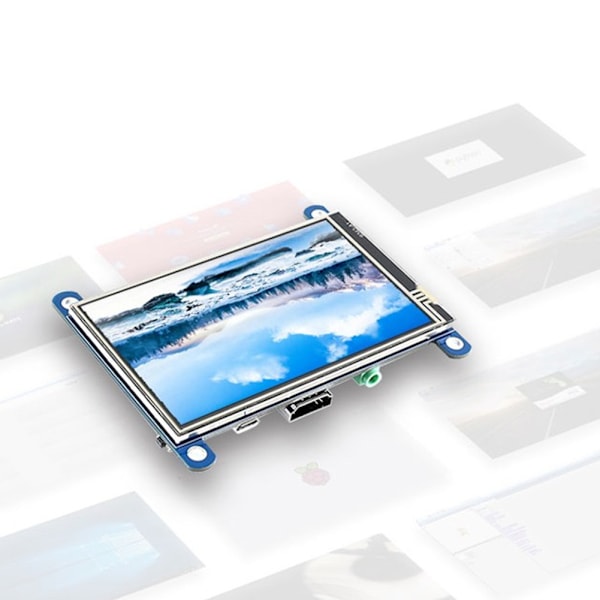 4-tums 800x480 IPS HDMI LCD-pekskärm passar till Raspberry Pi 3B+Zero W