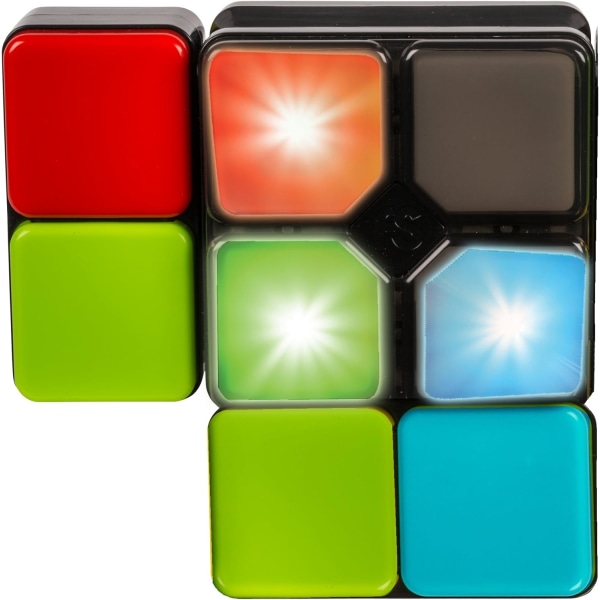 Elektronisk håndholdt spil | Vend, skub og match farverne for at slå uret - 4 spiltilstande - Multiplayer sjov, 2 pakke