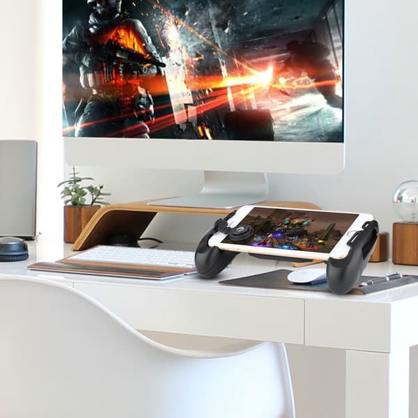 Joystick Grip Udvidet Håndtag Spil Controller Justerbar Holder til Android & iOS Smartphone