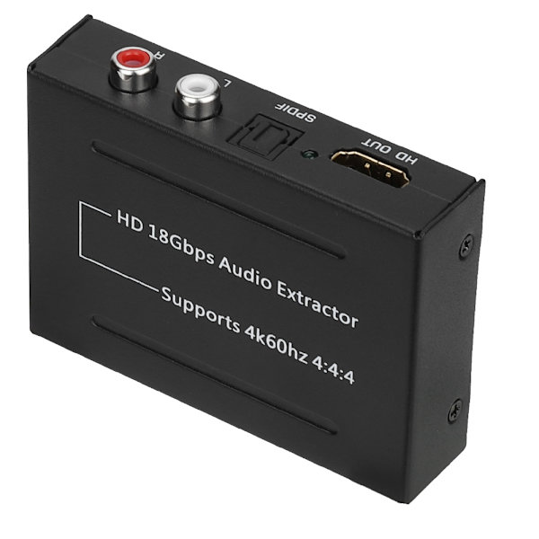 HDMI-HDMI 18 Gbps äänenpoisto 4K * 2K SPDIF + RCA l  R