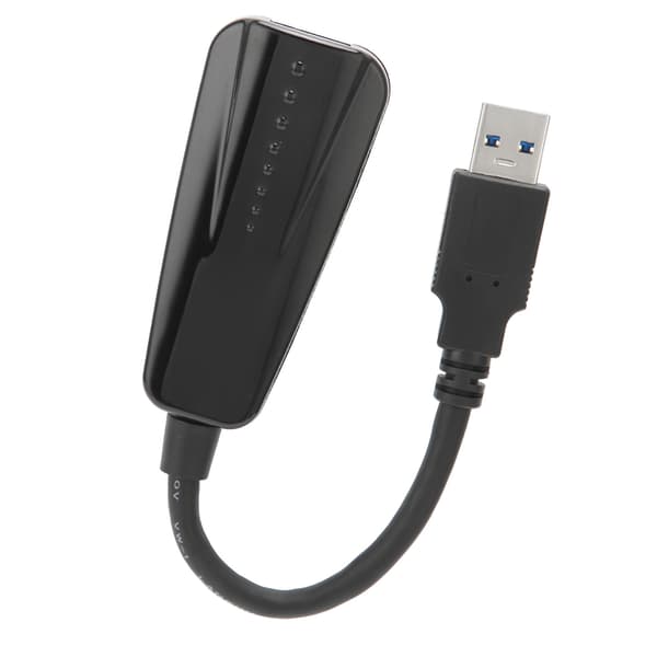 USB til Ethernet-adapter 10/100/1000M USB 3.0 til RJ45 LAN ABS Net-adapter kompatibel med Windows for Linux for OS X