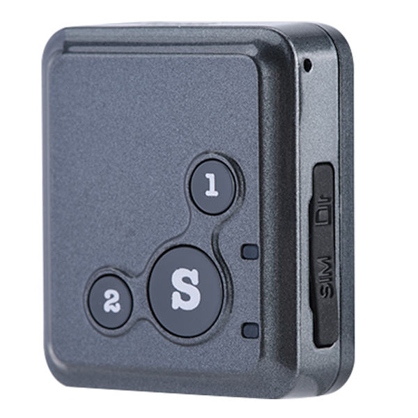 Mini GPS Tracker Locator Børn Personlig SOS Alarm APP Tracking (Sort)