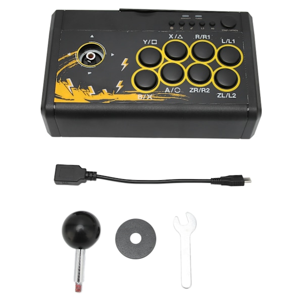 USB kablet spill joystick Retro Arcade Fighting Controller Spillkonsoll Gamepad for PS3 for PS4 for Switch PC