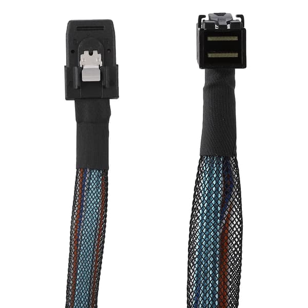 Cabledeconn HD SFF-8643 TIL SFF-8087 Mini SAS Server Dataoverførselskabel 0,8M