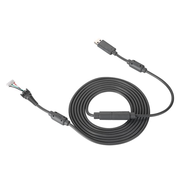 USB 4Pin Gamepad Kabel Udskiftning Wire Breakaway Adapter Til Xbox 360 (Grå)