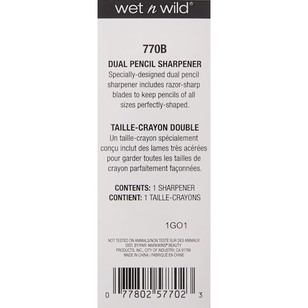 Dobbelt Blyantspidser Dobbelt-Blyant Eyeliner Blyantspidser | Praktisk | Essentielt Værktøj | Spidser | Let At Rengøre | 1 Count (Pack of 2)