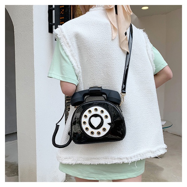 Mote personlighet håndveske skulder crossbody bag utenlandsk telefon salveske street trend