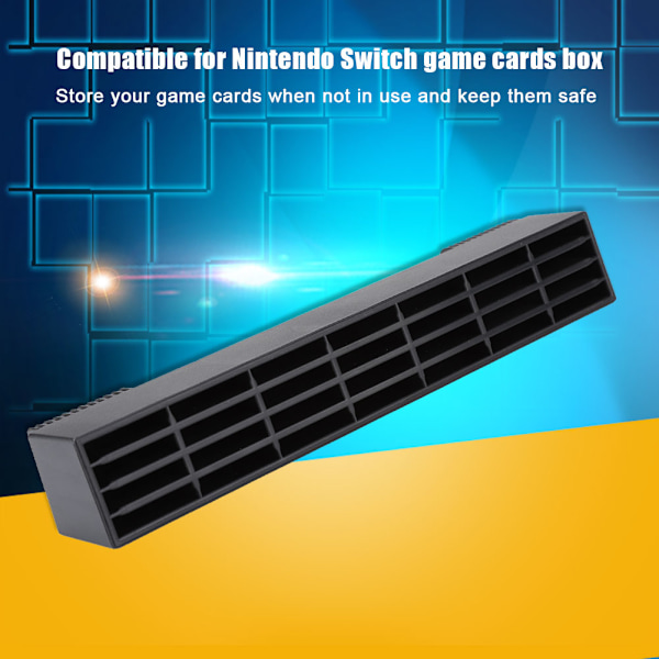 Nintendo Switch NS -korteille tarkoitettu korttipelilaatikko, jossa on tilaa 28 pelille