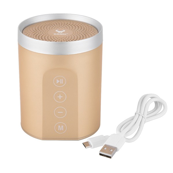Tung bas trådlös Bluetooth-högtalare Handsfree-samtal FM-radio Bluetooth-högtalare - Touch-knapp