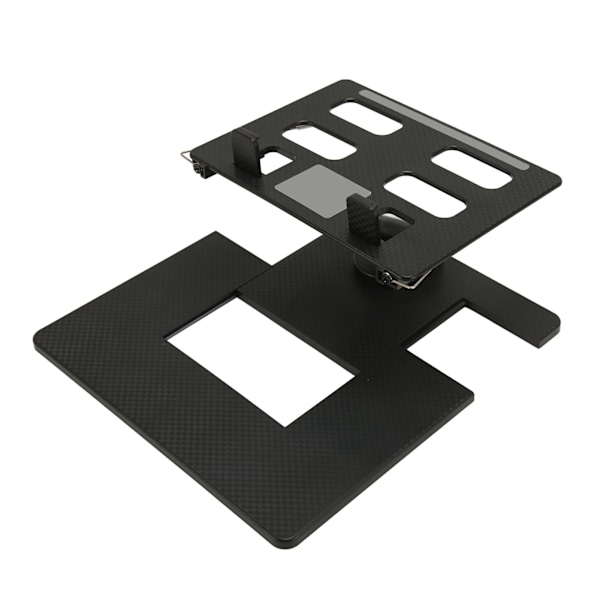 Bærbar computer stand med 360° roterende base justerbar multifunktion ergonomisk bærbar computer riser sammenklappelig løftende bærbar computer stand